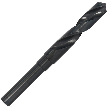 DRILL AMERICA 3/4" Reduced Shank HSS Drill Bit 1/2" Shank, Flute Length: 3" DWDRSD3/4